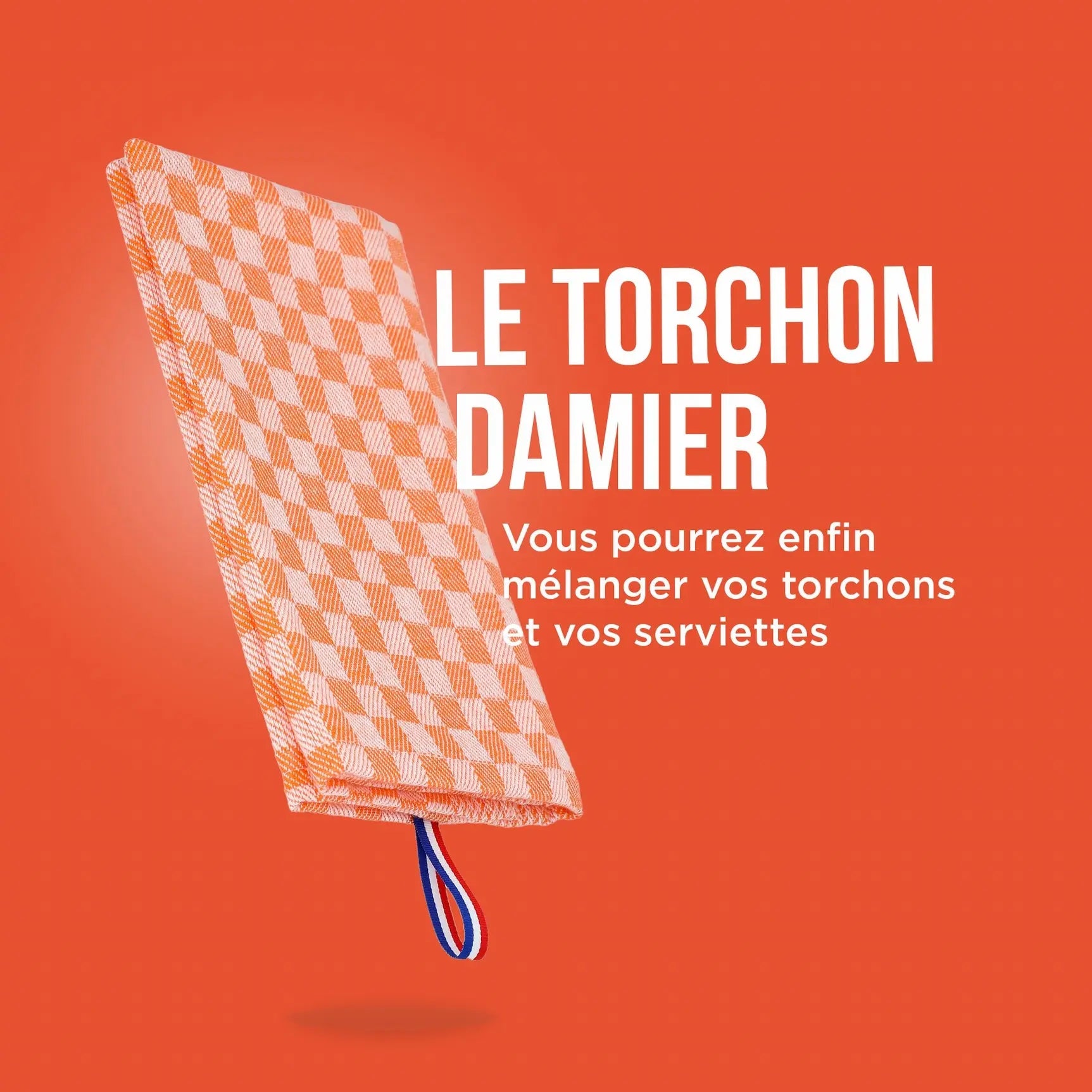 Le Torchon Damier LA CARAFE