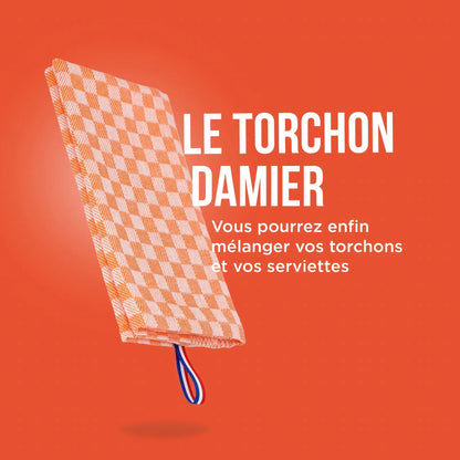 Le Torchon Damier LA CARAFE
