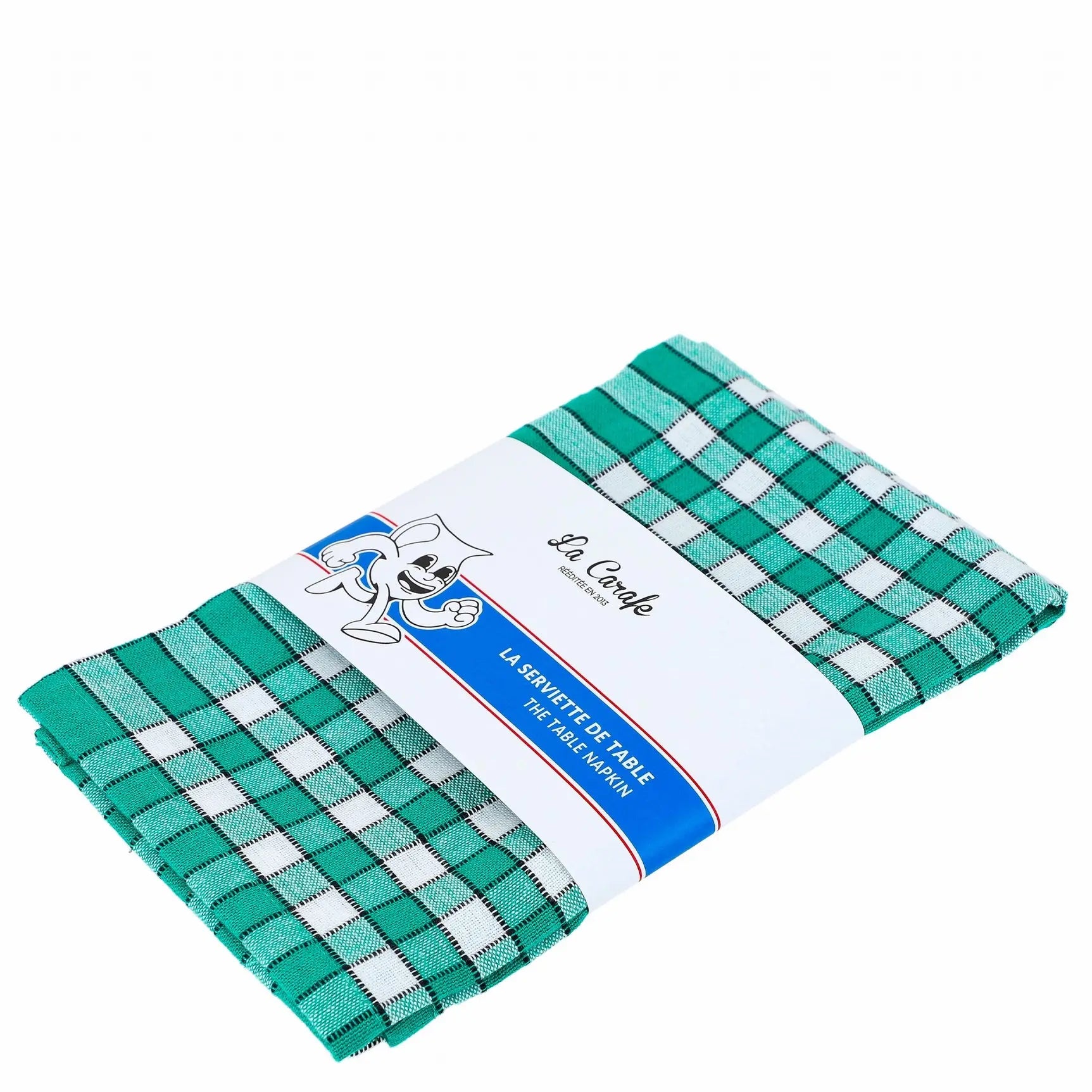 Set de 2 Serviettes de Table - Touche Bistrot La Carafe LAGUNE