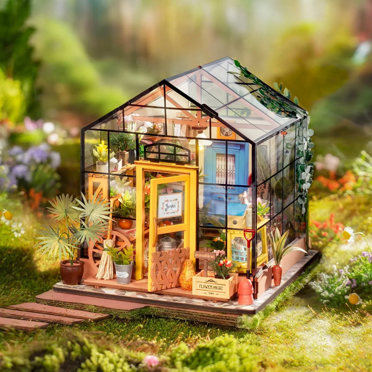 Kit de Maison Miniature DIY – Cathy's Flower House DG104