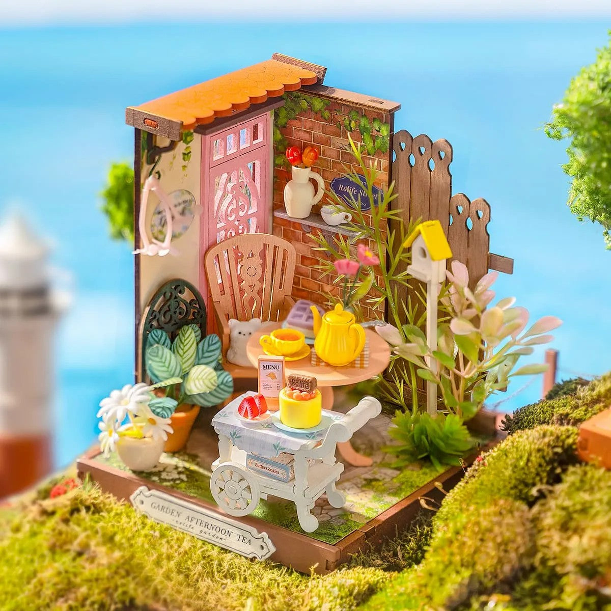 Maquette en Bois – Fancy Tea Yard DS038