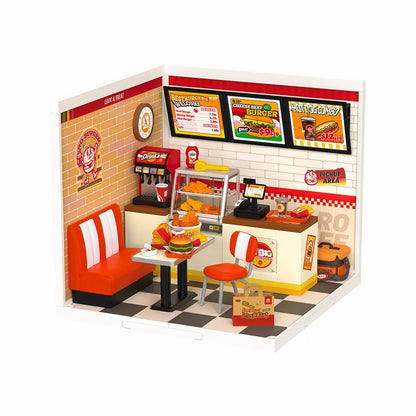 Kit de Maison Miniature DIY – Yum Yum Burgers DW010