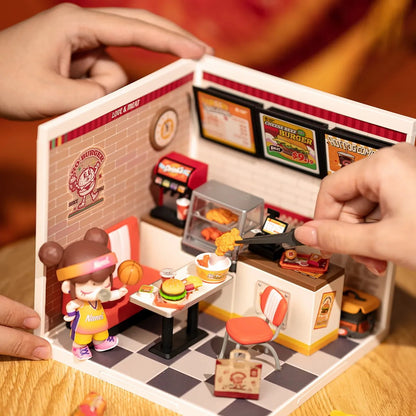 Kit de Maison Miniature DIY – Yum Yum Burgers DW010