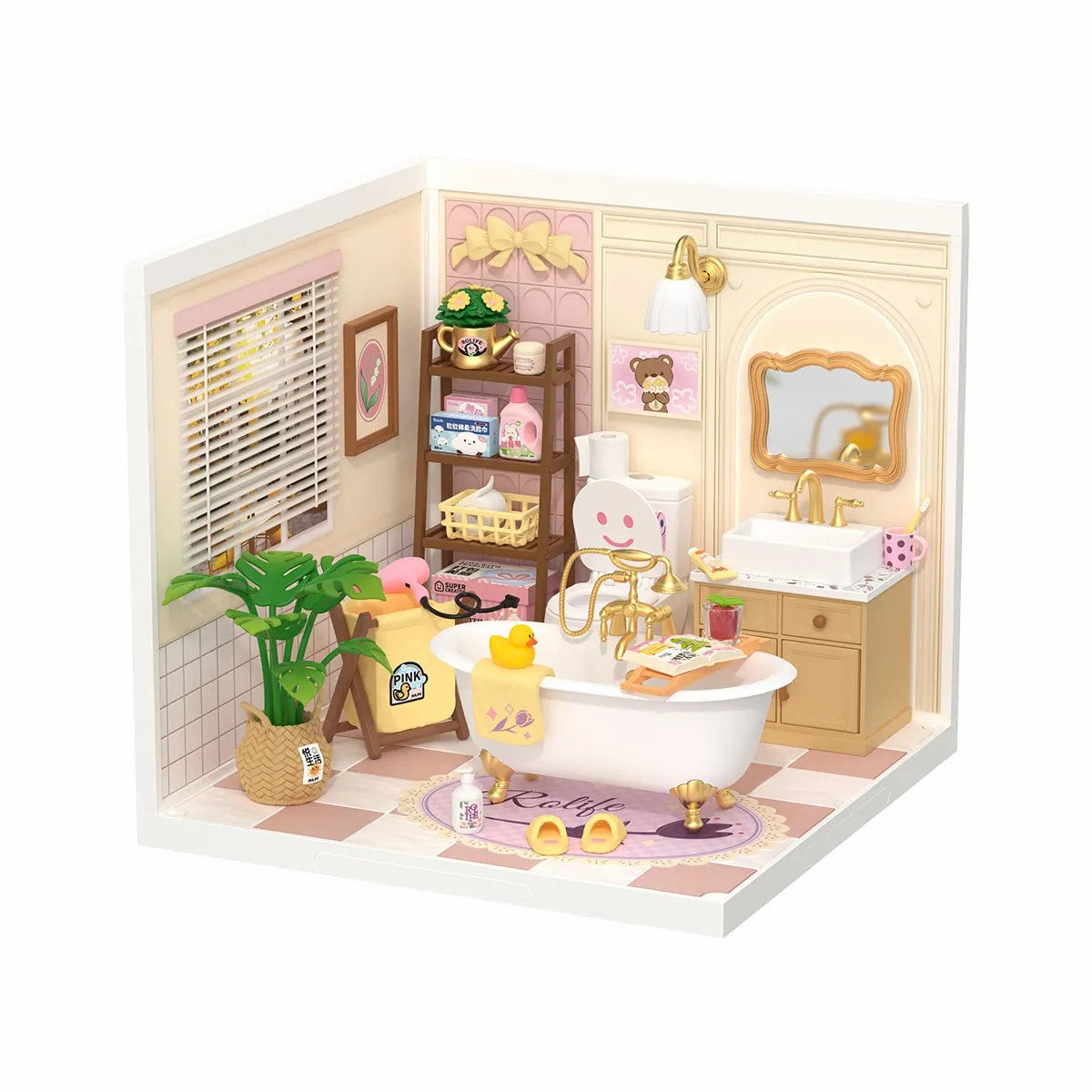 Kit de Maison Miniature DIY – Bubble Bathroom DW014B