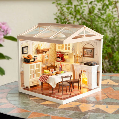 Kit de Maison Miniature DIY – Warm Dining Room DW015B