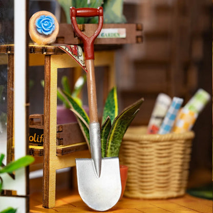 Insert de Bibliothèque Book Nook – Holiday Garden House TGB06