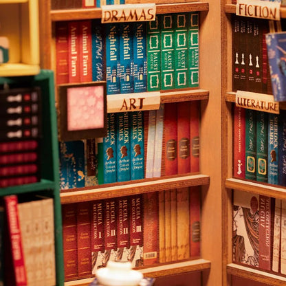 Insert de Bibliothèque Book Nook – Bookstore TGB07