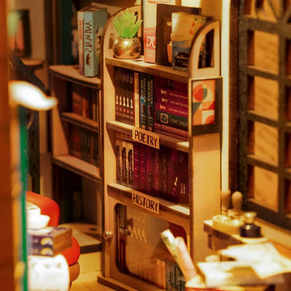 Insert de Bibliothèque Book Nook – Bookstore TGB07