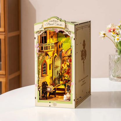 Insert de Bibliothèque Book Nook – Floral Corner TGB09
