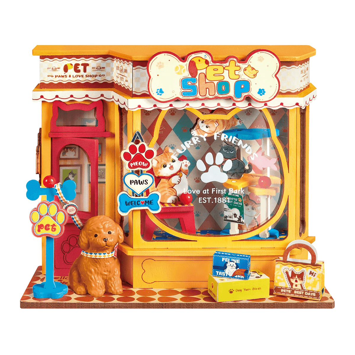 Rolife Pawfect Miniatur-Tierhandlung