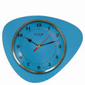 Horloge Murale Médiator Bleu Azur Cadran Uni – Pendule Rétro vintage années 50-70, déco maison rétro et authentique