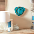 Horloge Murale Médiator Bleu Azur Cadran Uni – Pendule Rétro vintage style années 50-70 pour décoration maison rétro.