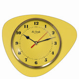 Horloge Murale Jaune Citron – Médiator Cadran Uni