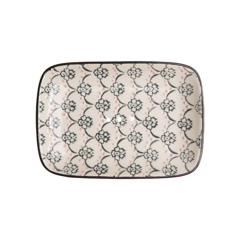 Porte-savon rectangulaire motif oriental