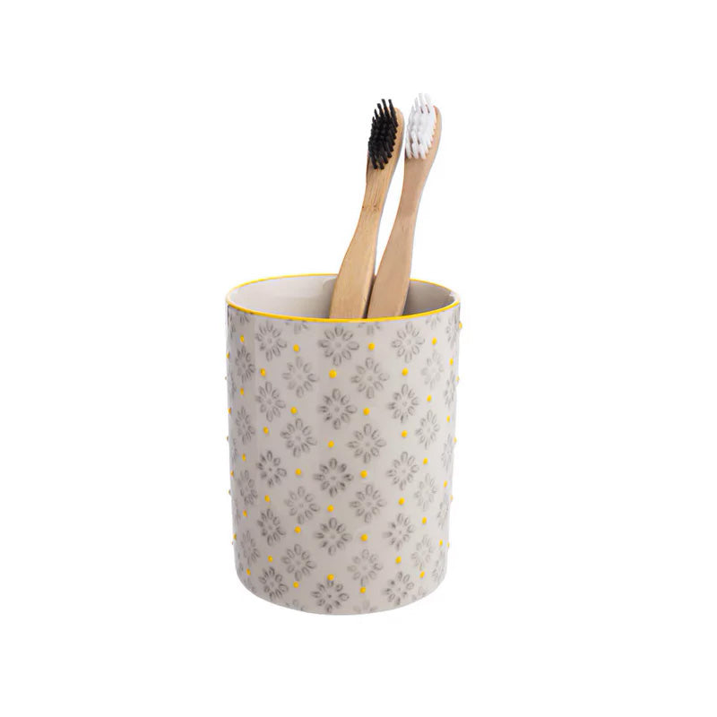 Porte-brosses à dents motif traditionnel
