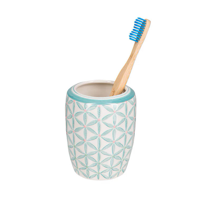 Porte-brosses à dents motif rétro