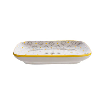 Porte-savon rectangulaire motif traditionnel