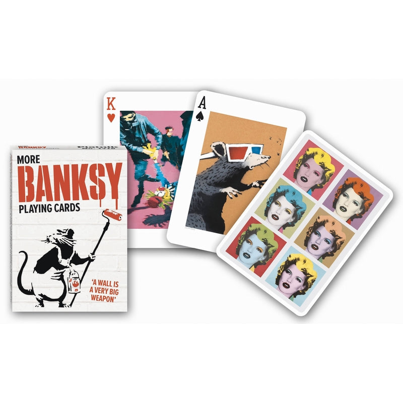 Jeu de 55 cartes Piatnik More Banksy