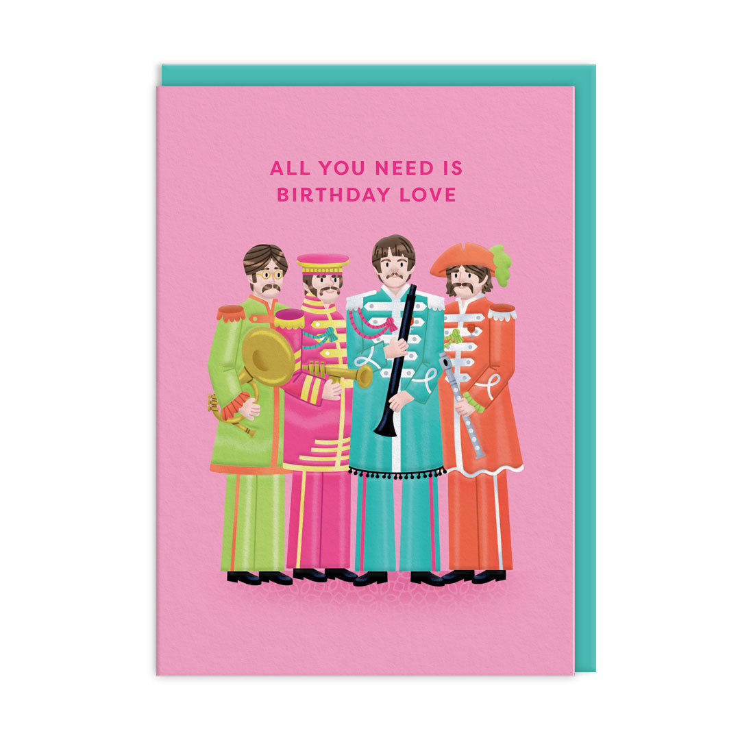 Carte d’anniversaire The Beatles