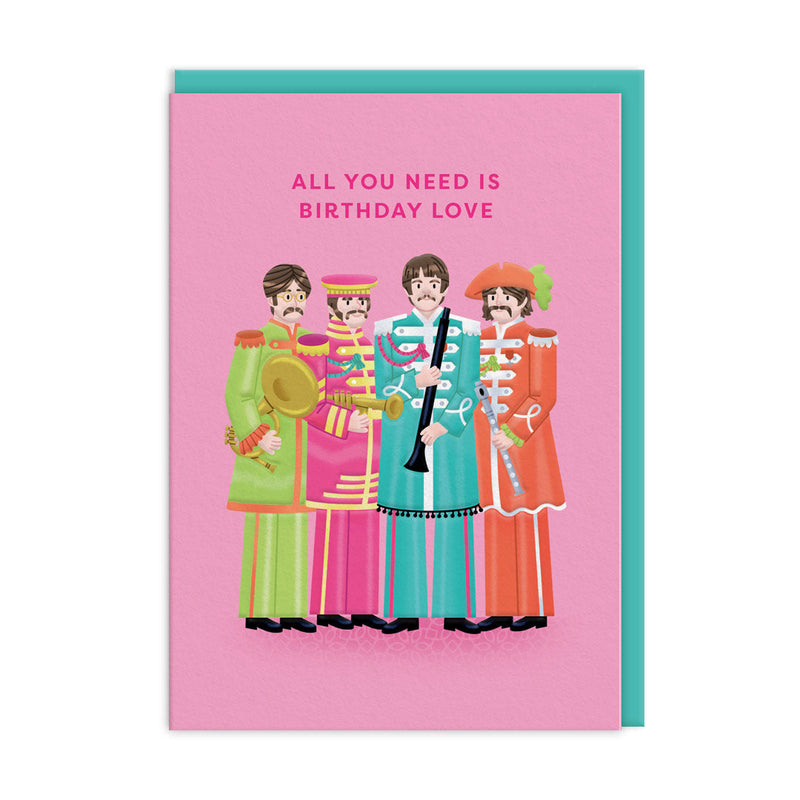 Carte d’anniversaire The Beatles