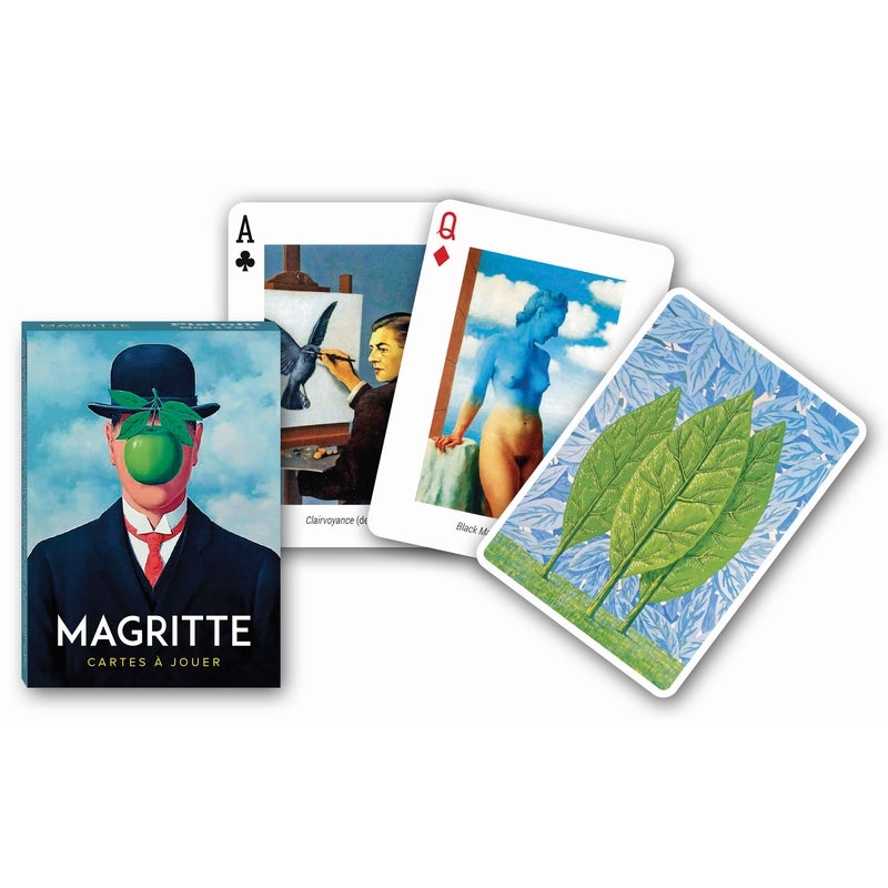 Cartes à jouer Magritte, 55 illustrations Piatnik