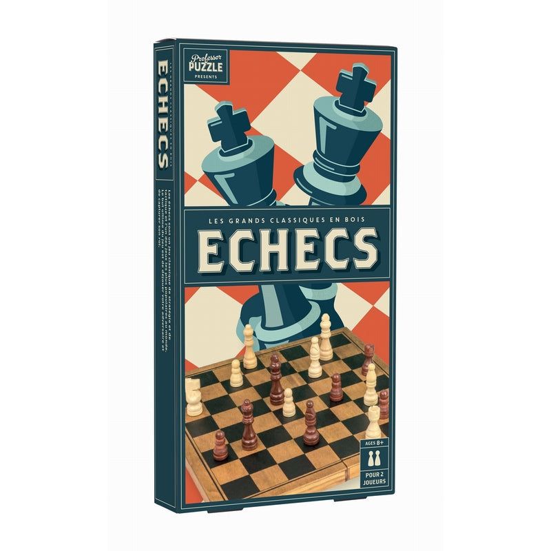 Jeu d'échecs en bois Vintage