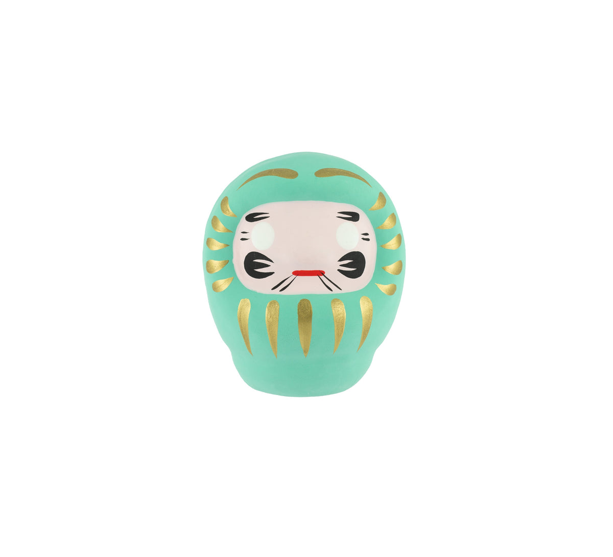 Daruma turquoise - moyen modèle