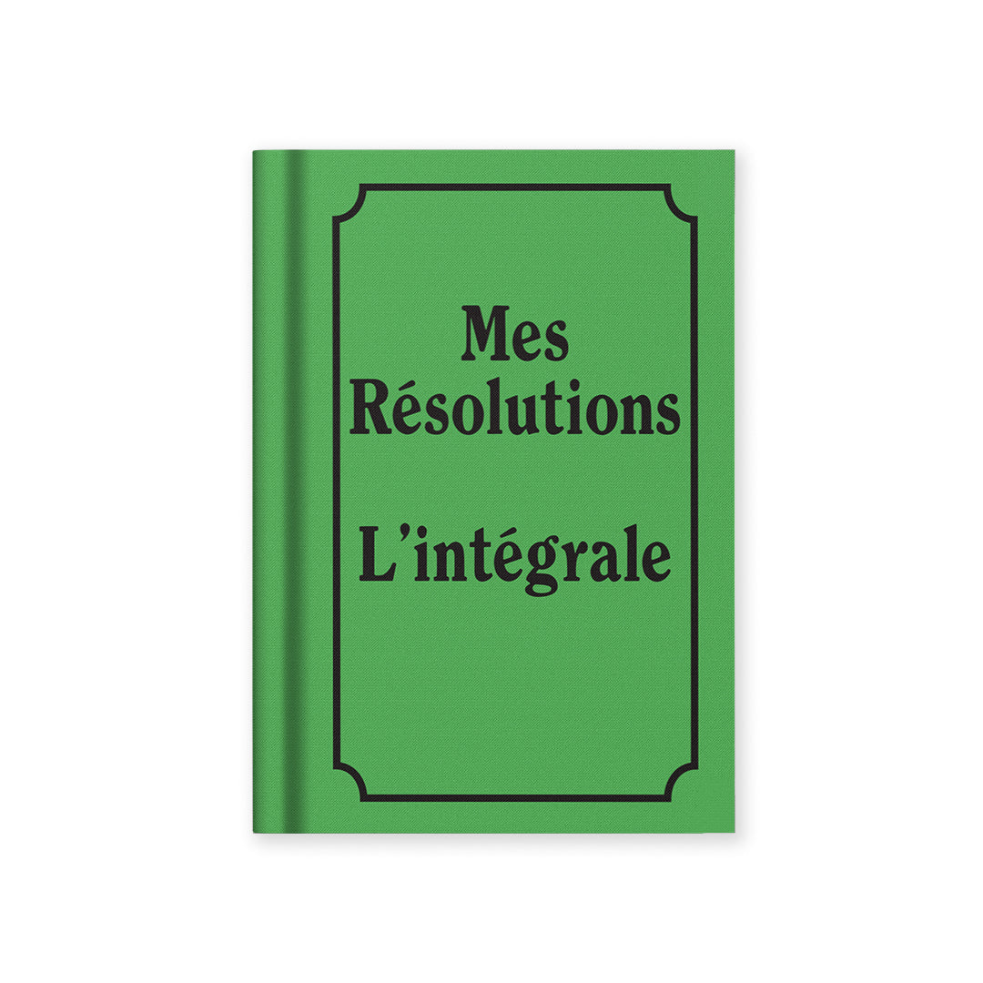 Carnet A7 Mes résolutions - L’intégrale
