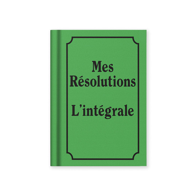 Carnet A7 Mes résolutions - L’intégrale