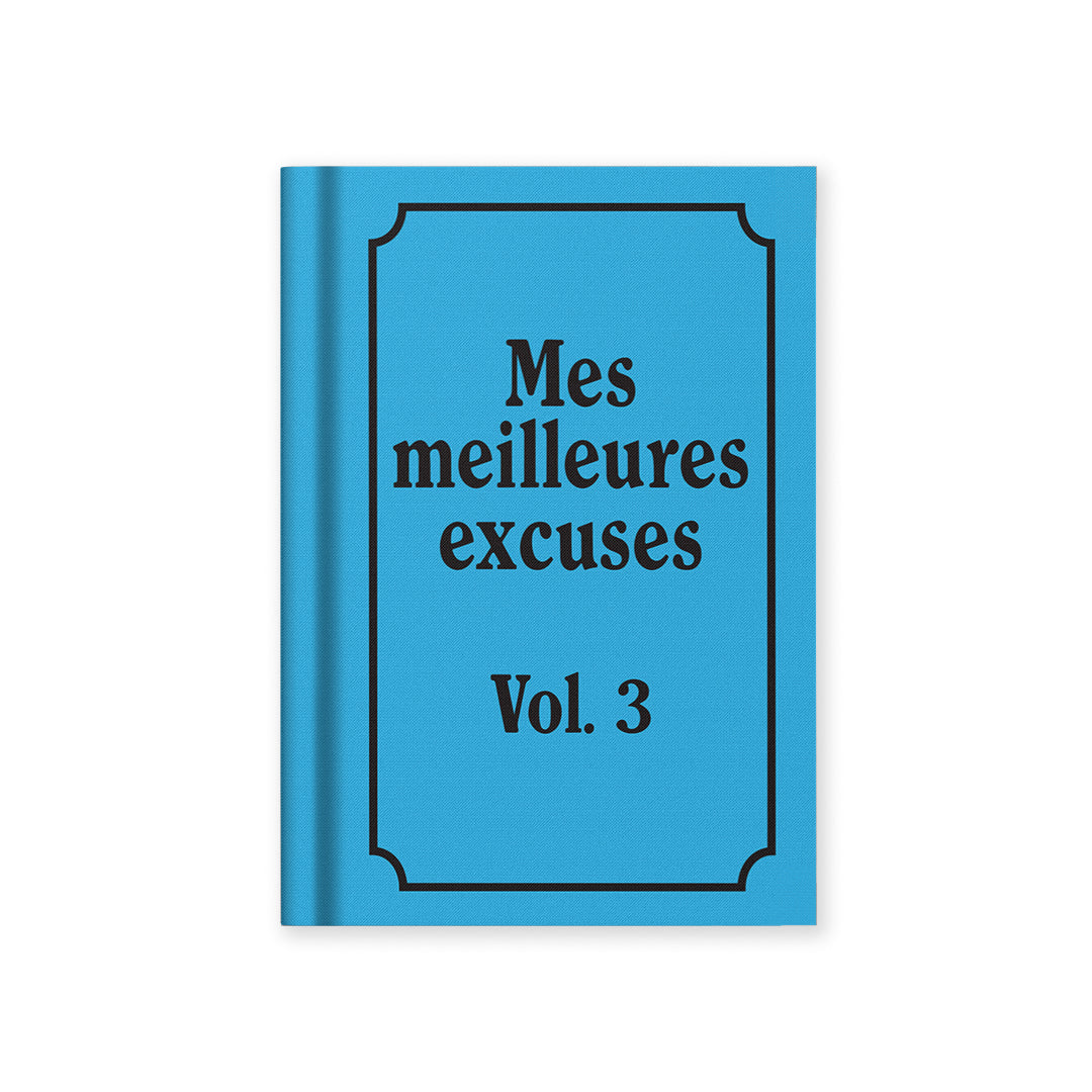 Carnet A7 Mes meilleures excuses Vol. 3 | Ohh Deer
