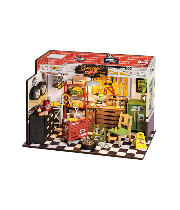 Maison miniature à assembler ROLIFE Garage Workshop DG165