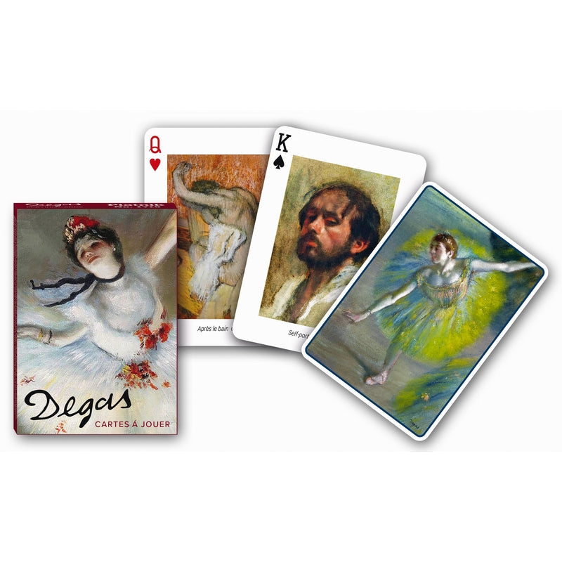 Cartes à jouer Degas, édition Piatnik de 55 cartes