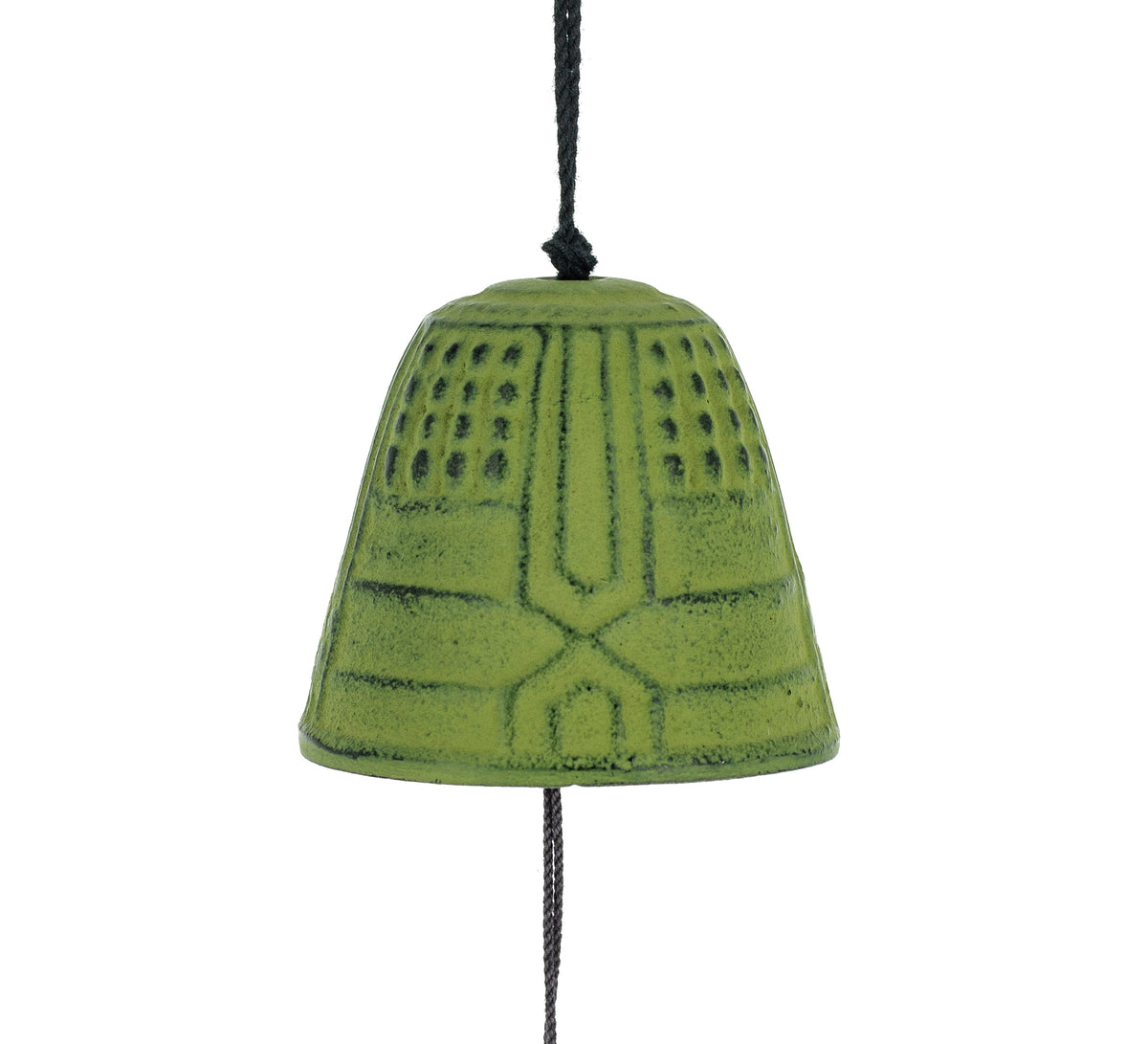 Cloche Furin Iwachu verte - 4,5 cm