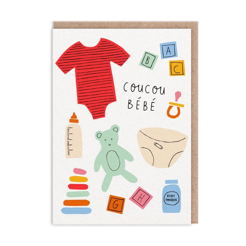 Carte de naissance Coucou Bébé