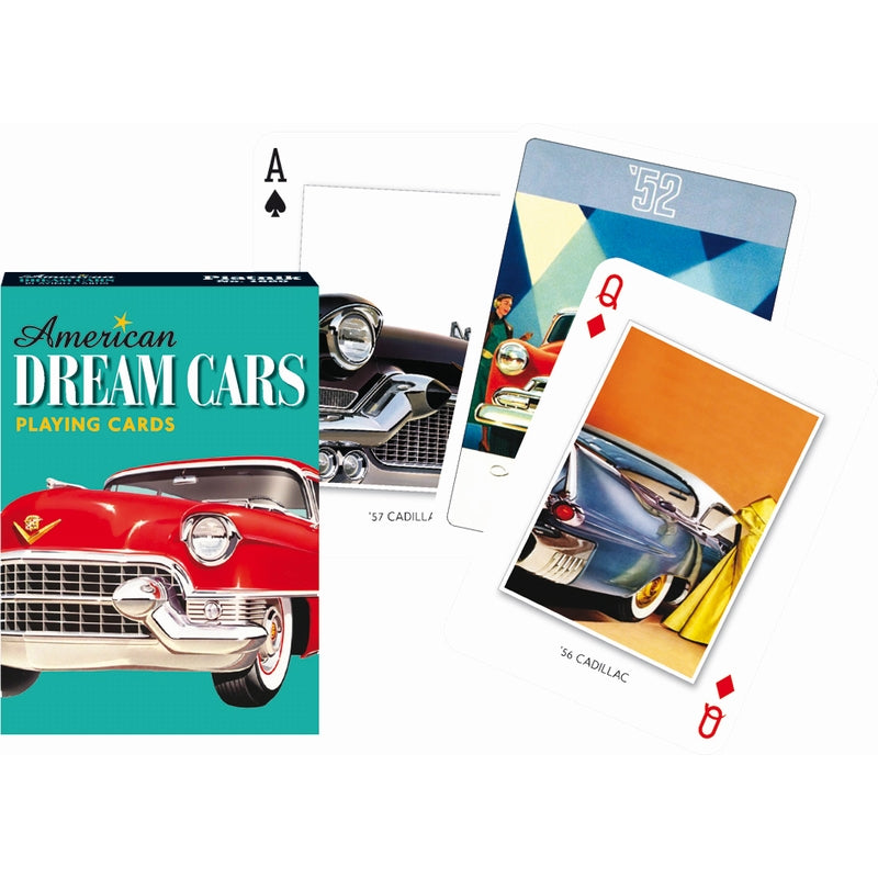 Jeu de 55 cartes Piatnik American Dream Cars