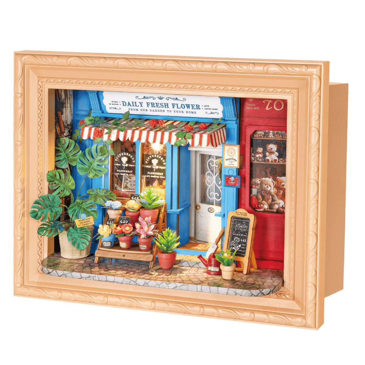 Puzzle 3D en bois à assembler ROLIFE Daily Fresh Flower DP003