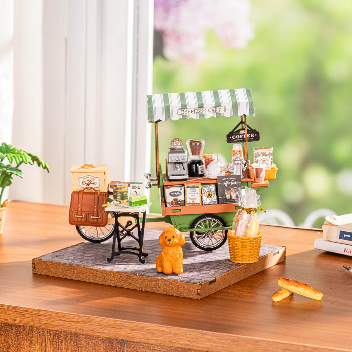 Maison miniature à assembler ROLIFE Aromatic Coffee Cart DG182