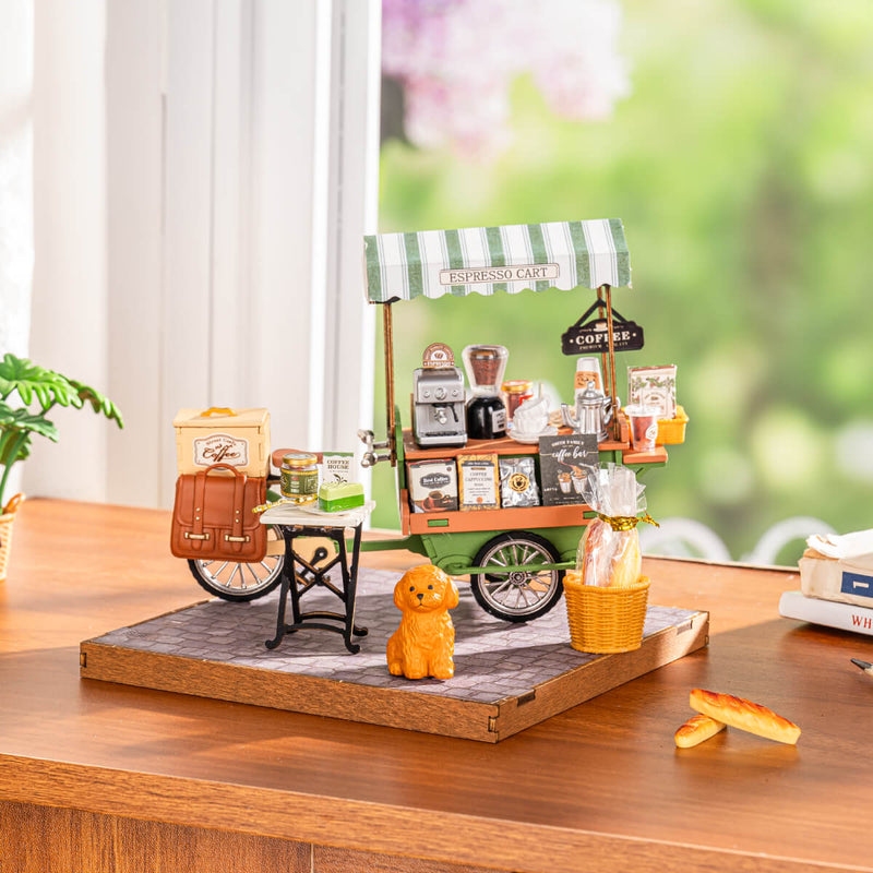 Maison miniature à assembler ROLIFE Aromatic Coffee Cart DG182