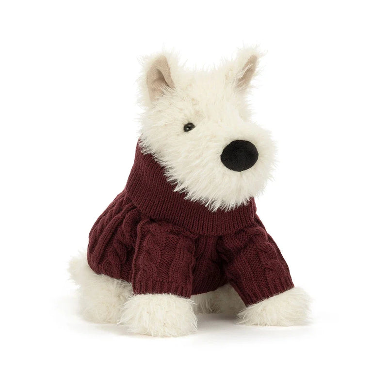 Peluche Munro Scottie Dog Winter Jumper - Jellycat