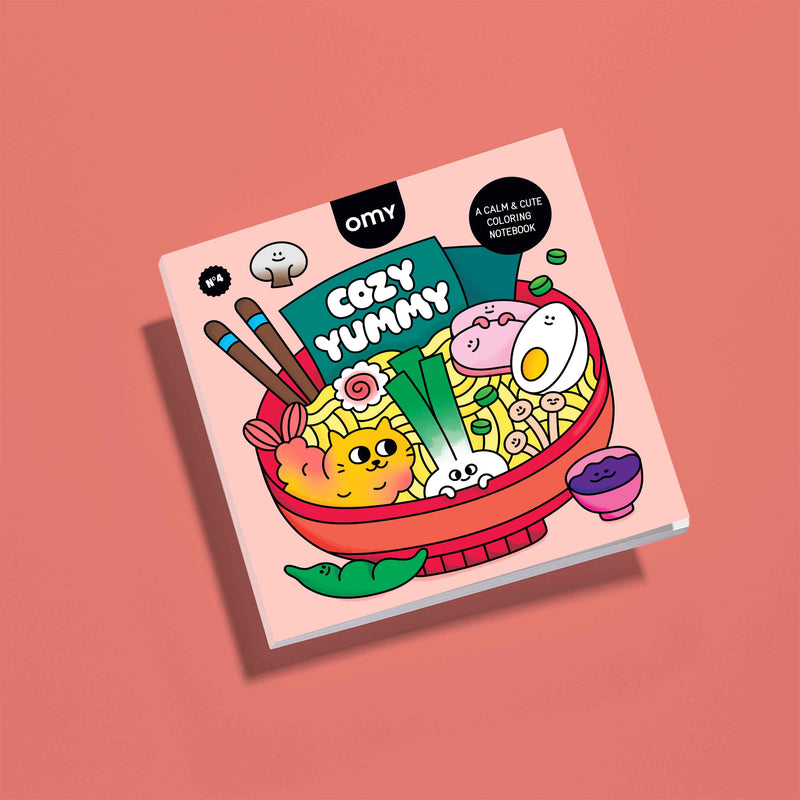 Cahier de coloriage Cozy Art Yummy - OMY