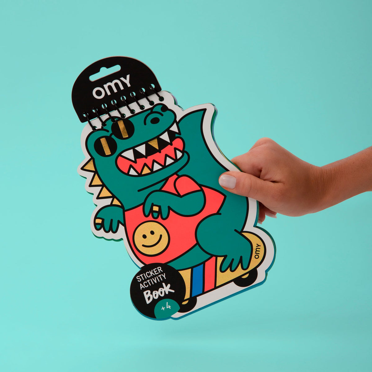 Carnet d’activités avec stickers Dinos - OMY