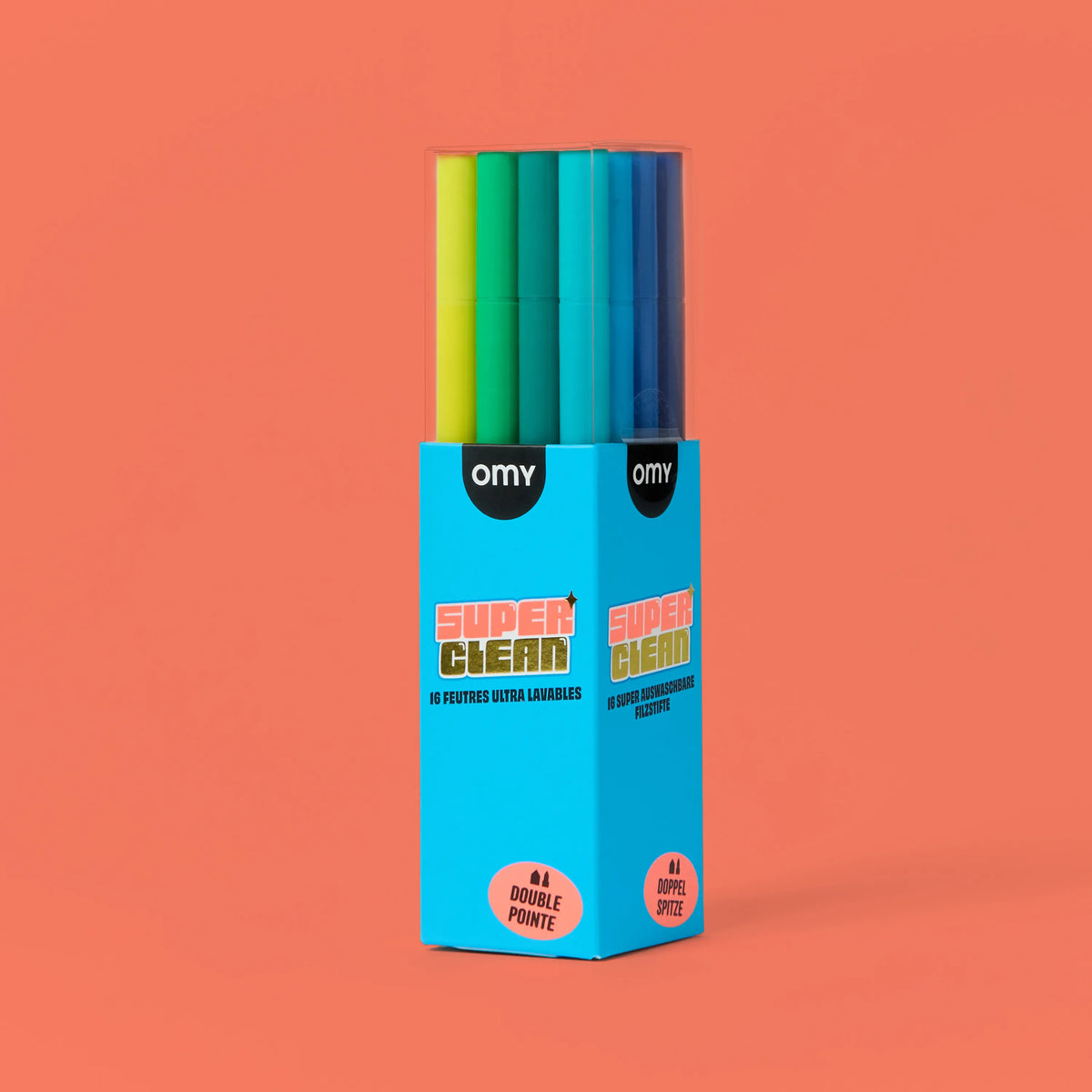 16 feutres Super Clean à double pointe - OMY