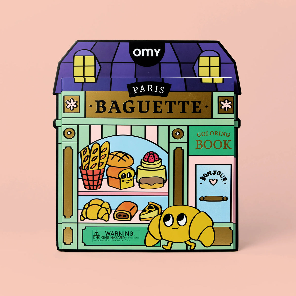 Carnet de coloriage French Baguette - OMY
