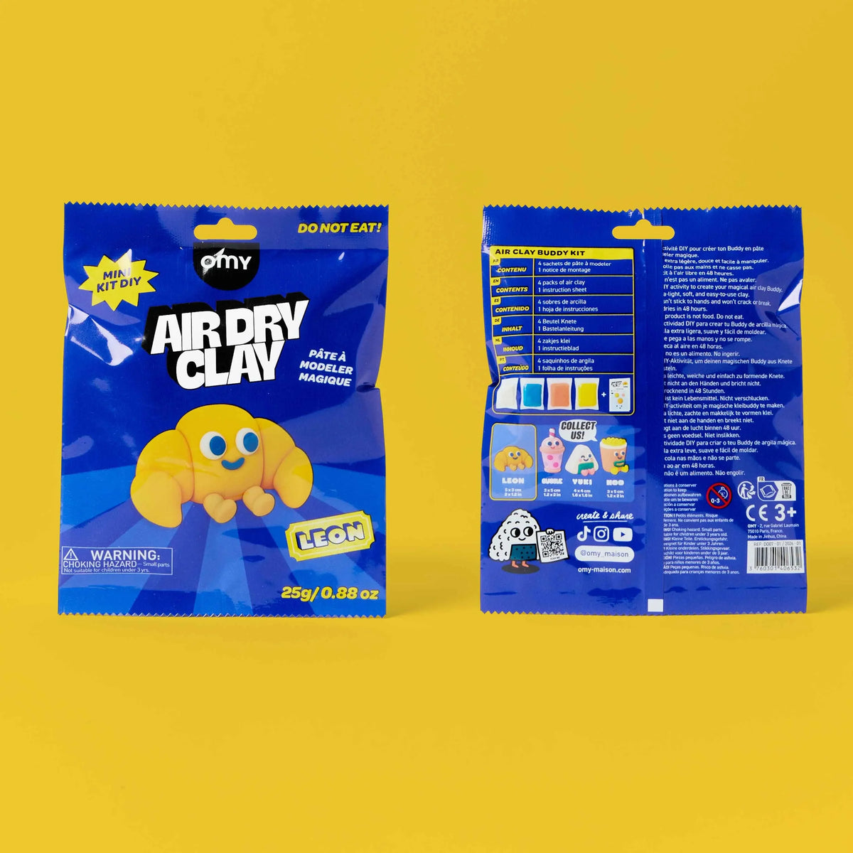 Kit de pâte autodurcissante Leon - OMY