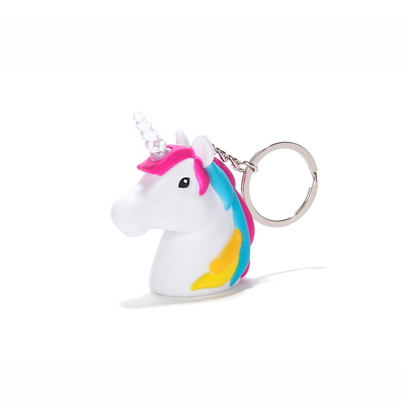 Porte-clés Licorne à lumière et son, Kikkerland