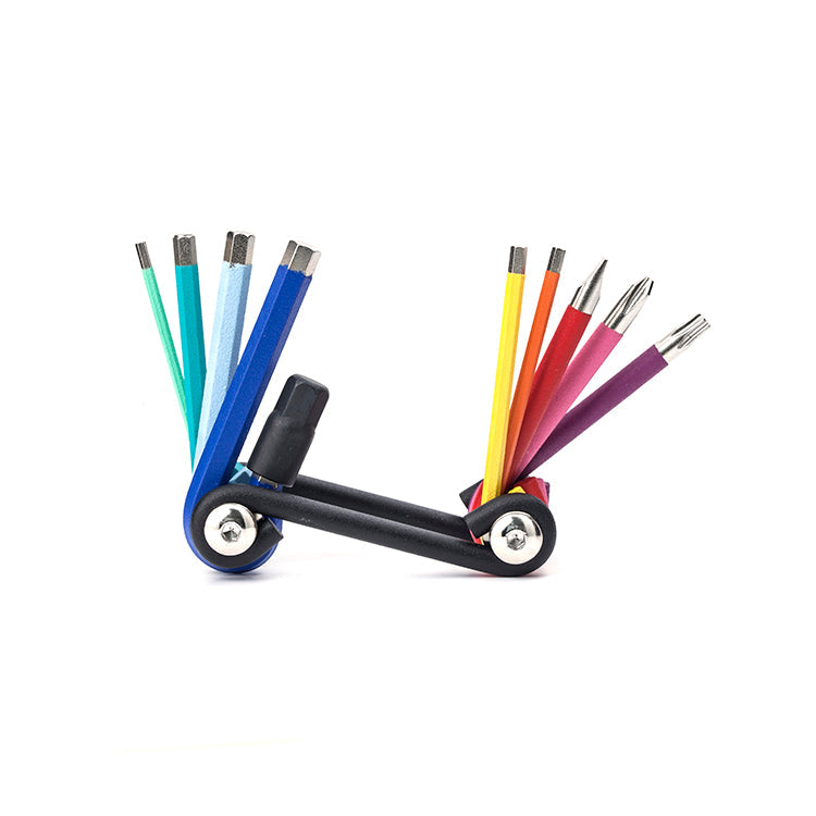 Outil multifonction pliant Rainbow - Kikkerland