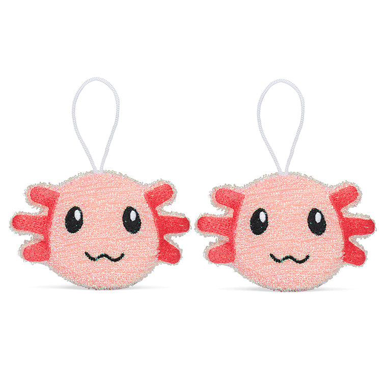 Lot de 2 éponges Axolotls - Kikkerland