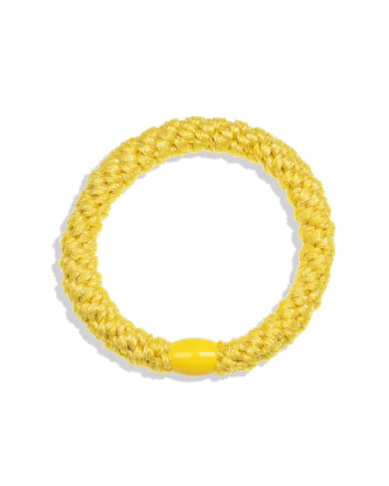 Élastique KKNEKKI jaune pailleté