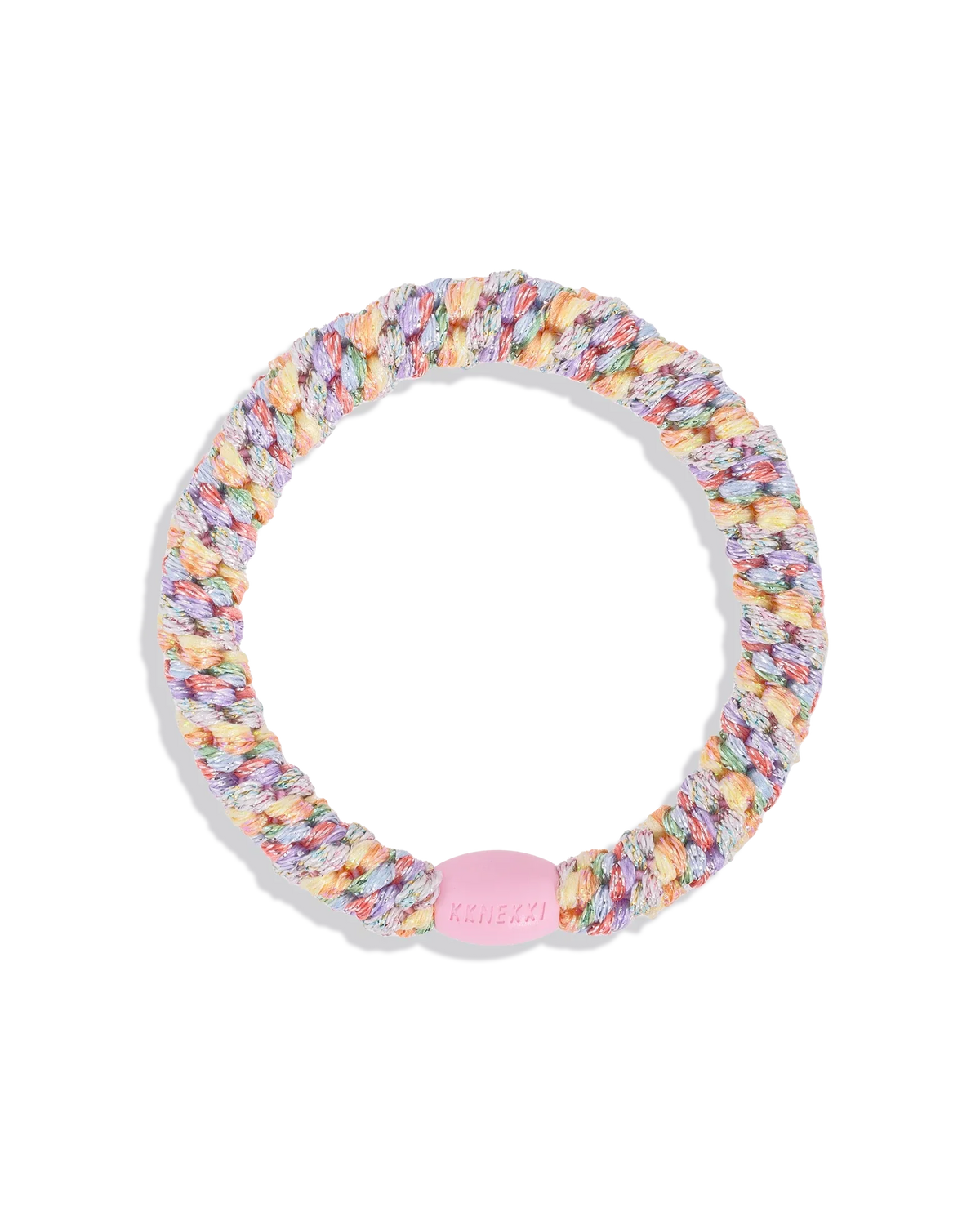 Élastique KKNEKKI multicolore pastel pailleté