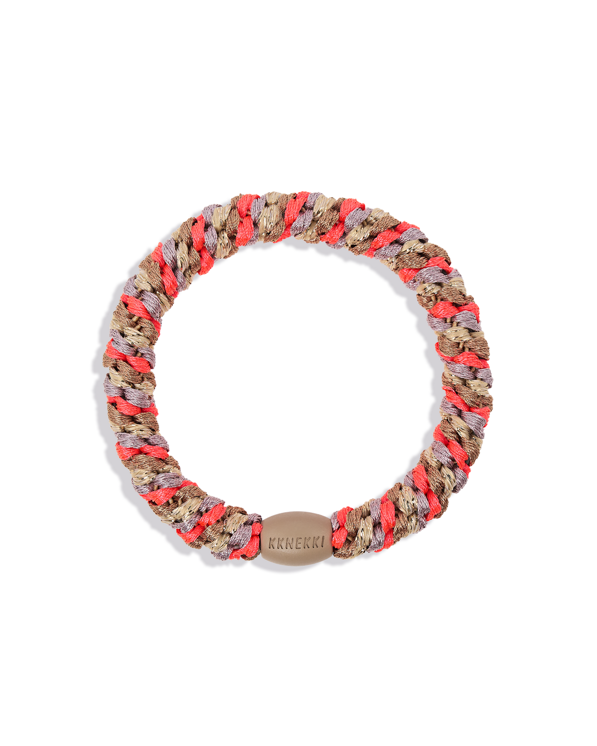 Élastique KKNEKKI nougat et rose fluo